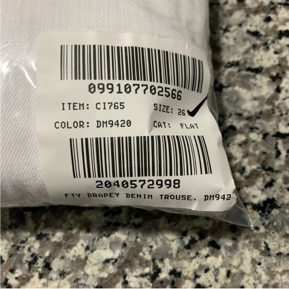 J Crew Jeans 26 Slim Wide Leg Trouser White - Picture 5 of 7